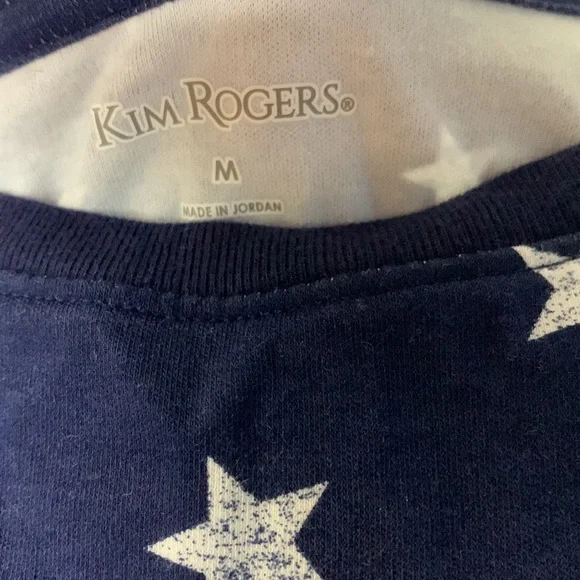 Kim Rogers American flag Tshirt, size Medium. Red white and blue design. - Picture 4 of 6